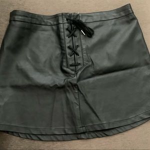 Leather skirt